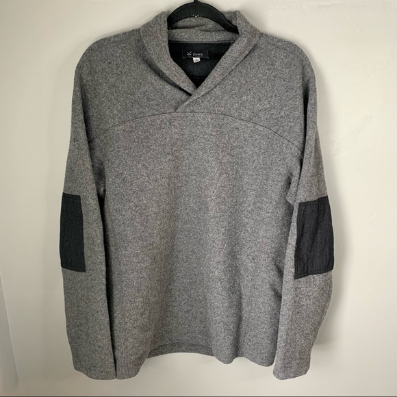 Ibex Mens Hunters Point Wool Pullover 